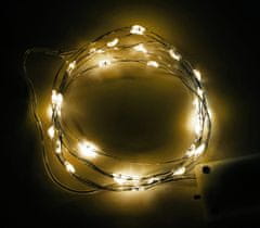 Linder Exclusiv Vianočný reťaz na batérie 20 LED Teplá biela