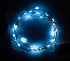 Linder Exclusiv Vianočný reťaz na batérie 20 LED Studená biela