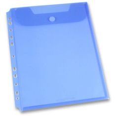 Spisovka závesná FolderMate Clear A4, horná chlopňa, modrá, A4