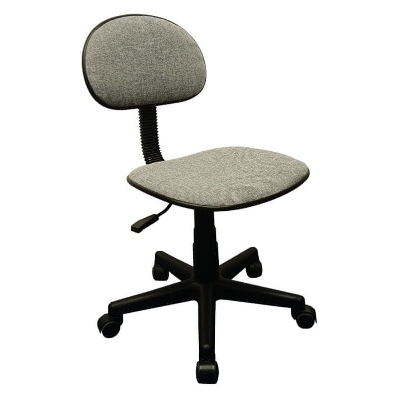 KONDELA Kancelárska stolička, sivá/čierna, SALIM NEW