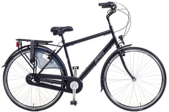 Amigo Bright pánsky bicykel, 28 ", 50 cm, matná čierna