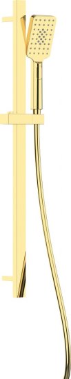 Deante Alpinia gold sprchový set, 3-funkčný, s posuvnou tyčou (NGA_Z52K)