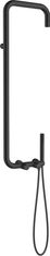 Deante Silia čierna sprchový stĺp, so sprchovou batériou (NQS_N4XM)
