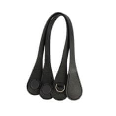 CoZy Rúčka kabelky Jelly bag s krátkou rukoväťou - čierna
