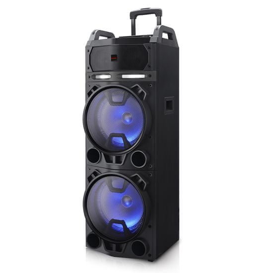 AIWA Mobilný párty reproduktor so svetelnými a karaoke efektmi - Zemetrasenie - KBTUS-900