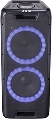 Akai Power Audio Party reproduktor so svetelnými efektmi Dj-880