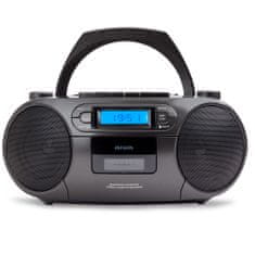 AIWA Rádio Boombox, CD, USB, Bluetooth - BBTC-550BK
