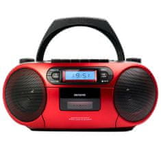 AIWA Rádio Boombox, CD, USB, Bluetooth - BBTC-550RD