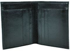 VegaLM Kožená dokladovka / peňaženka v čiernej farbe