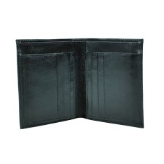 VegaLM Kožená dokladovka / peňaženka v čiernej farbe