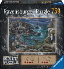 Ravensburger Únikové EXIT puzzle Rybárska dedina 759 dielikov