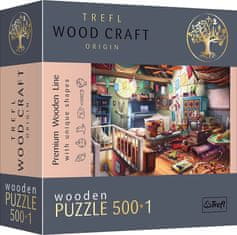 Trefl Wood Craft Origin puzzle Poklady na pôde 501 dielikov