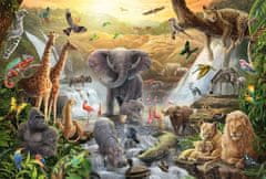 Schmidt Puzzle Zvieratá v Afrike 60 dielikov