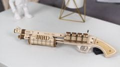Robotime Rokr 3D drevené puzzle Brokovnica Terminator M870 172 dielikov