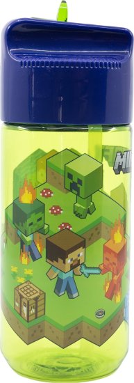Stor Fľaša na pitie Tritan Minecraft 430 ml