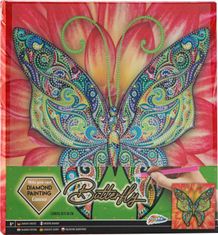 Grafix Diamantové maľovanie na ráme Motýľ 30x30cm