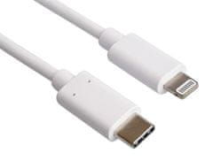 PremiumCord Kábel Lightning - USB-C nabíjací a dátový pre Apple iPhone/iPad, 1m