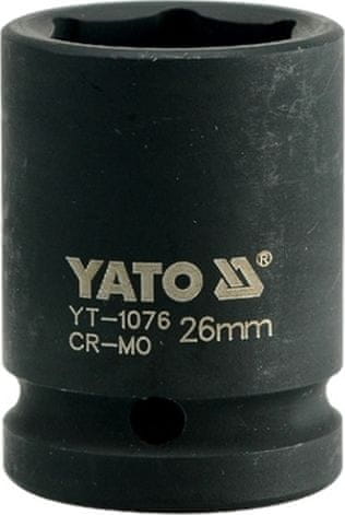 YATO Nadstavec 3/4" rázový šesťhranný 26 mm CrMo
