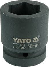YATO Nadstavec 1" rázový šesťhranný 36 mm CrMo