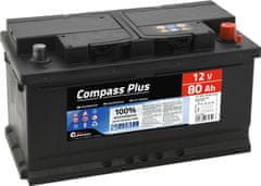 Compass Autobaterie COMPASS PLUS 12V 80Ah 740A