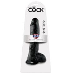 King Cock Cock With Balls dildo, 10", 25,4 cm