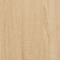 Petromila vidaXL Skrinka na platne dub sonoma 74,5x38x48 cm kompozitné drevo