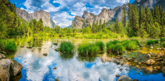Castorland Puzzle Yosemitské údolie (Yosemite Valley), USA 4000 dielikov