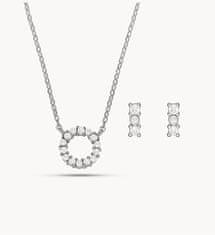 Fossil Pôvabný strieborný set šperkov s perličkami Tiny Pearls JFS00584SET