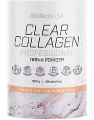 BioTech USA Clear Collagen Professional 350 g, broskyňový ľadový čaj