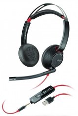 Poly Plantronics Blackwire 5220, USB-A, náhlavná súprava na obe uši so sponou
