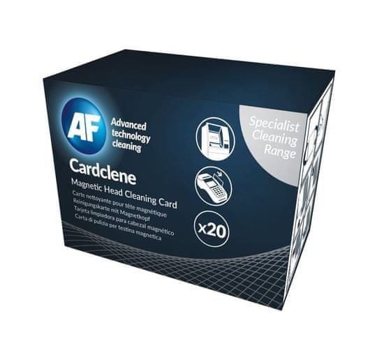 AF Cardclene - Čistiace karty napustené rozpúšťadlom (20 ks)