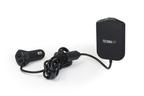 Technaxx Rodinná nabíjačka do auta 4x USB (4x max. 2,4A), (TE14)