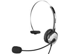 Sandberg PC slúchadlá MiniJack Mono Headset Saver s mikrofónom, čierna