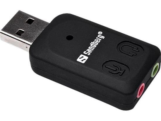 Sandberg externá zvuková karta USB-Sound Link