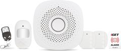 iGET iGET HOME X1 - Inteligentní Wi-Fi alarm, v aplikaci i ovládání IP kamer a zásuvek, Android, iOS