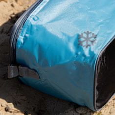 Cool Turistická Termotaška, Skladací Termokošík Taška Na Nákupy Pláž Piknik Obed Termoizolačná 8 L Modrá