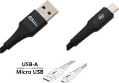 Compass Dátový a nabíjací kábel SPEED USB-A / micro USB 480 Mb/s 1,5m