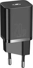 Noname Baseus Travel Charger set Super Si 1C PD Fast charger 20W EU Black (CCSUP-B01)
