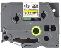 BROTHER Brother TZE-SL651, žlutá/černá, 24mm, samolaminovací