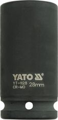 YATO Nadstavec 3/4" rázový šesťhranný hlboký 28 mm CrMo