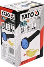 YATO Súprava UV lampy 100 LED + okuliare