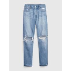 Gap Drzé rovné džínsy so stredným vzrastom GAP_570975-00 30