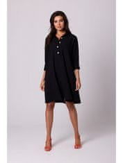 BeWear Dámske košeľové šaty Ganiervydd B257 čierna S