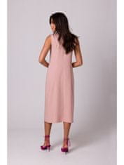 BeWear Dámske midi šaty Annaree B254 ružová XL