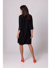 BeWear Dámske košeľové šaty Ganiervydd B257 čierna S