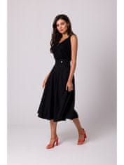BeWear Dámska midi sukňa Guinemrei B265 čierna XL