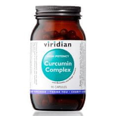 VIRIDIAN nutrition Curcumin Complex (Kurkuma, kadidlovník a zázvor), 90 kapsúl
