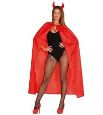 Kostým - plášť červený - unisex - 130 cm - Halloween