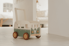 Little Dutch Chodítko karavan drevené - rozbalené