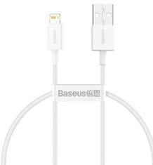 Noname Baseus Lightning Superior Series cable, Fast Charging, Data 2.4A, 0.25m White (CALYS-02)